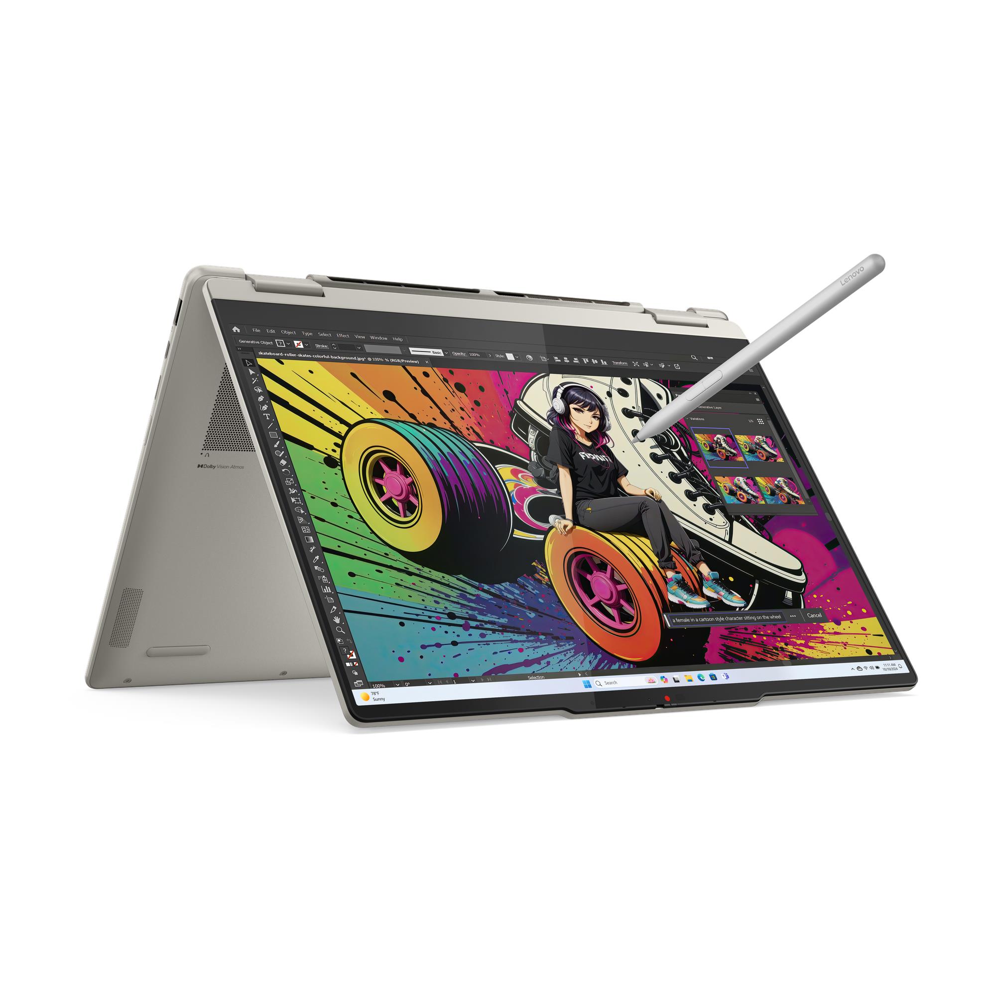 Lenovo Yoga 7 konvertibilni režim