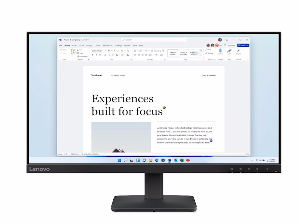 LENOVO L24-4e - Bočni prikaz