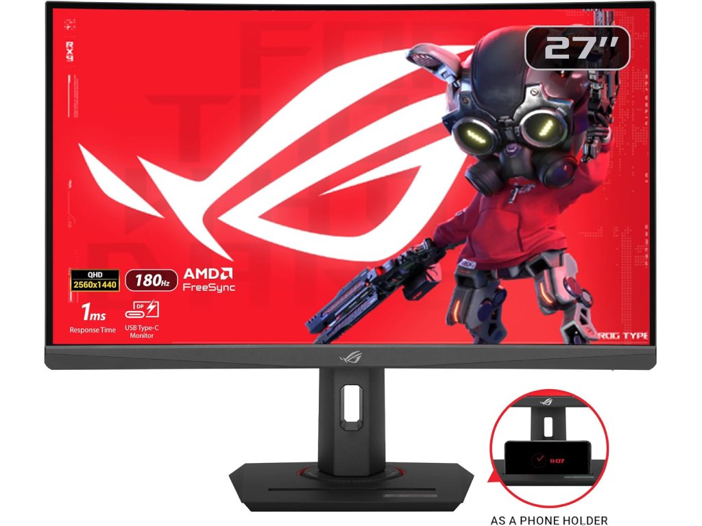 ASUS ROG XG27WCS - Bočni prikaz