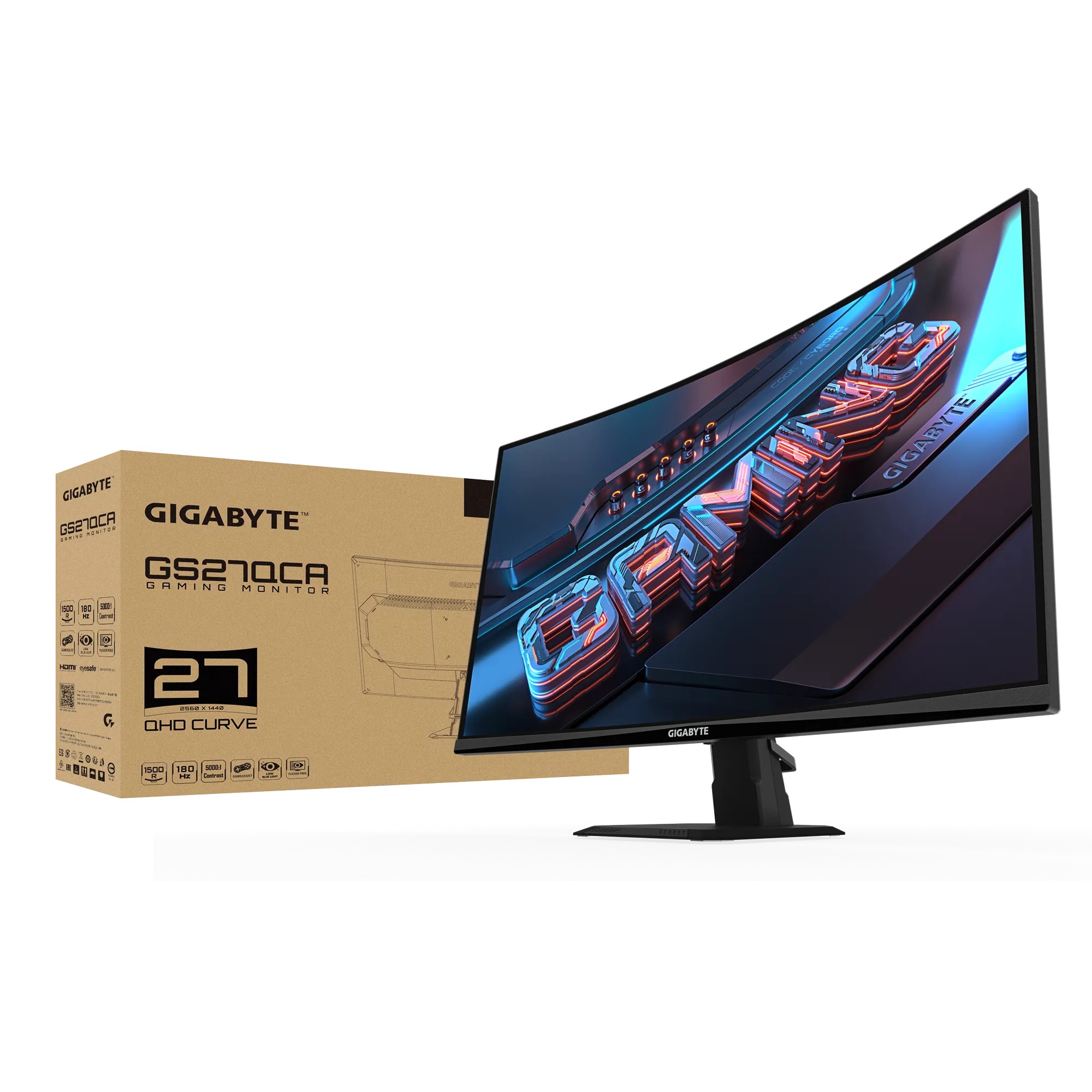 GIGABYTE GS27QCA - Priključci