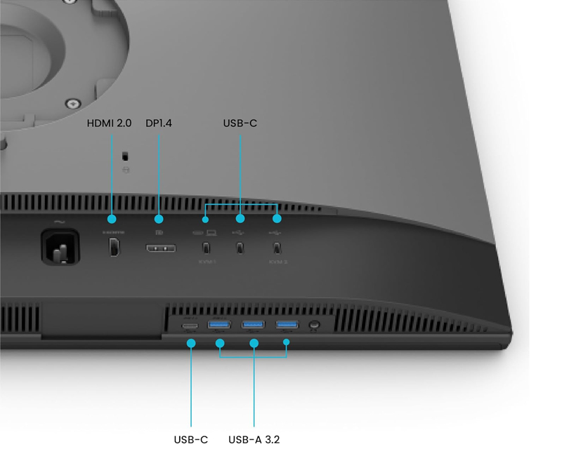 BENQ PD2706QN - Priključci